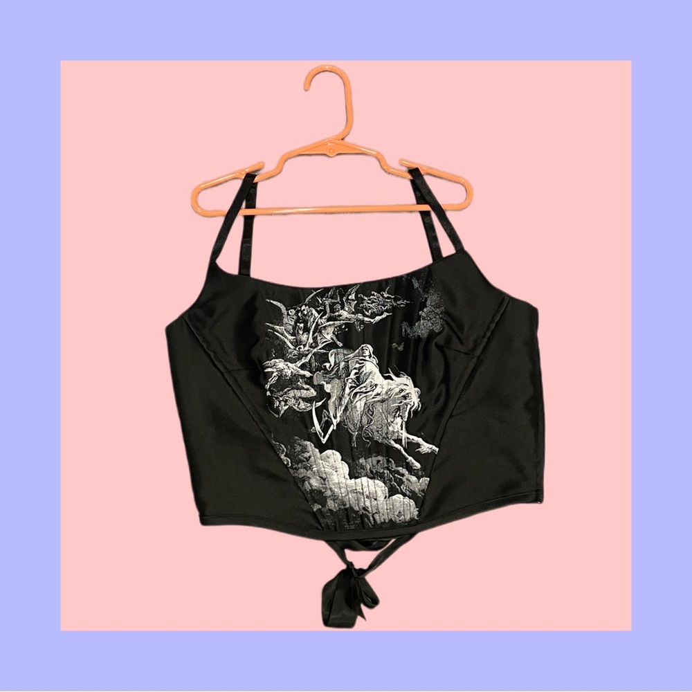 Dollskill Gothic Angel Corset Top